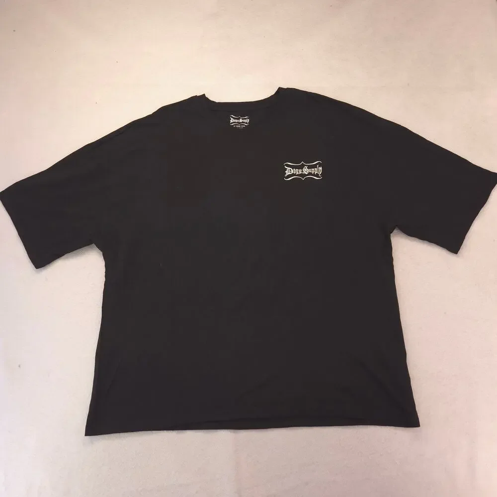 Snoop Dogg Rap Graphic Short Sleeve Crew Neck Shirt Mens Size 2XL Black